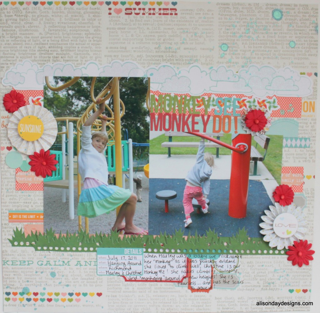 layout for Let's Get Sketchy August 2013 week 1