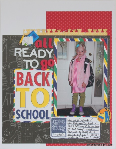 Ready to go Back to School using images by Amanda Robinson