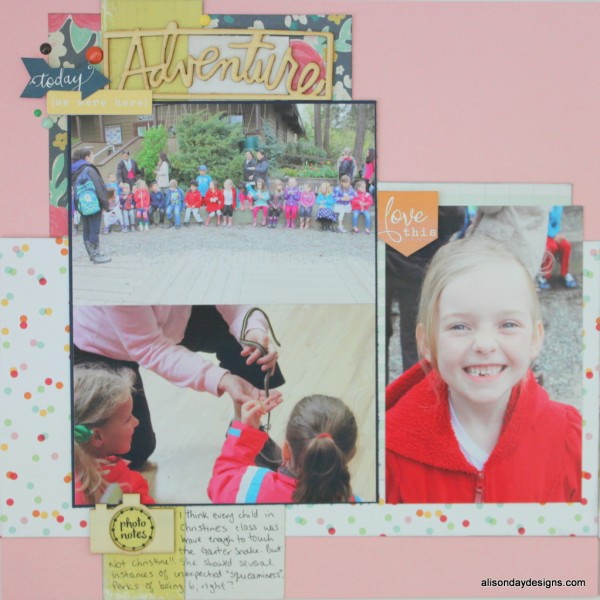 Field Trip Left Page by Alison Day Designs