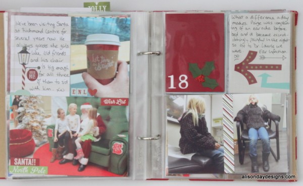 2014 December Daily by Alison Day Designs - Days 17 and 18
