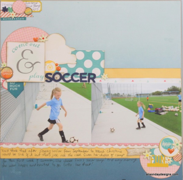 Come Out & Play Soccer by Alison Day Designs