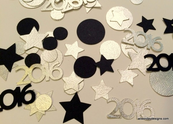 2016 Table Confetti by Alison Day Designs