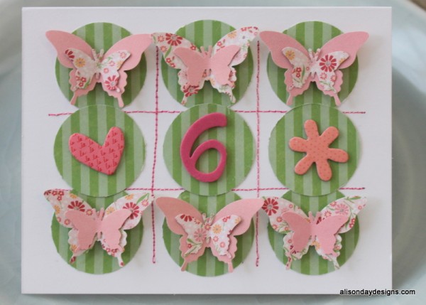 6 year old birthday card by Alison Day Designs