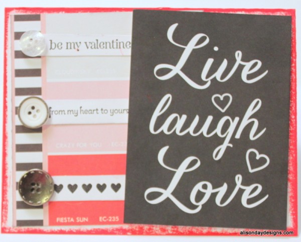 Valentine card by Alison Day Designs