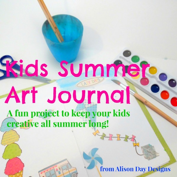 Kids Summer Art Journal by Alison Day Designs - square image