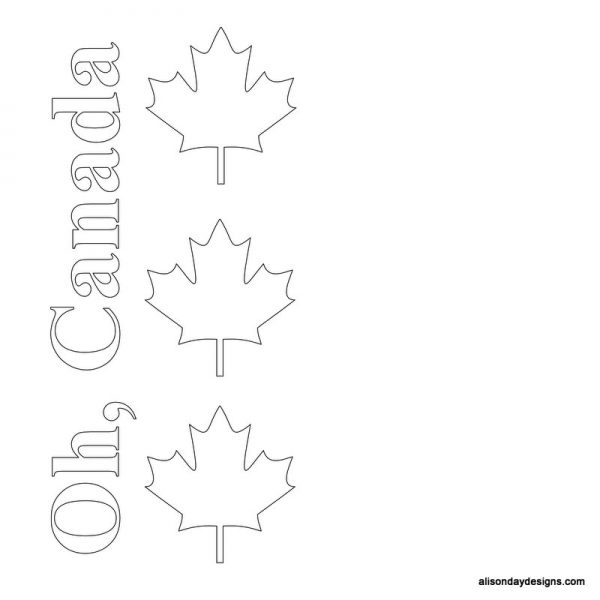 Oh Canada by Alison Day Designs